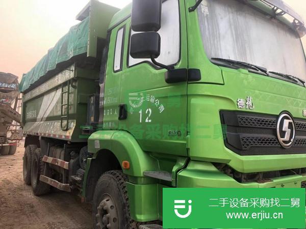 轉(zhuǎn)讓一批后八輪自卸車(chē)德龍 大箱5米8 國(guó)五車(chē)況很好 包過(guò)戶