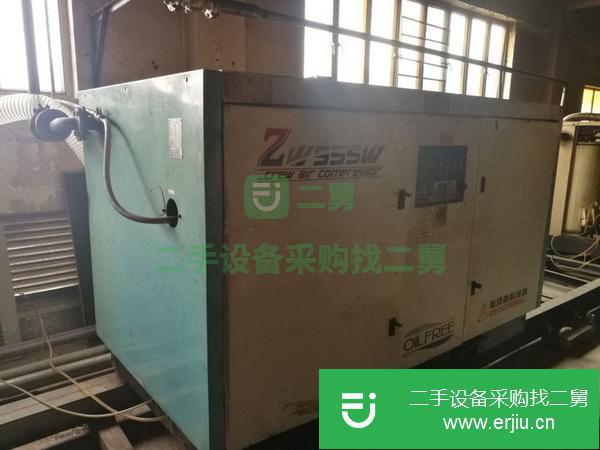 轉讓復盛水潤滑無油螺桿空壓機 10立方 水冷