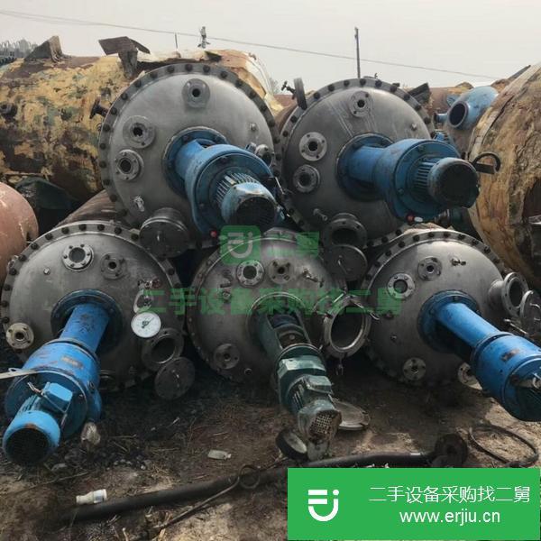 轉讓二手反應釜 搪瓷反應釜 不銹鋼反應釜 玻璃反應釜 內外盤管反應釜