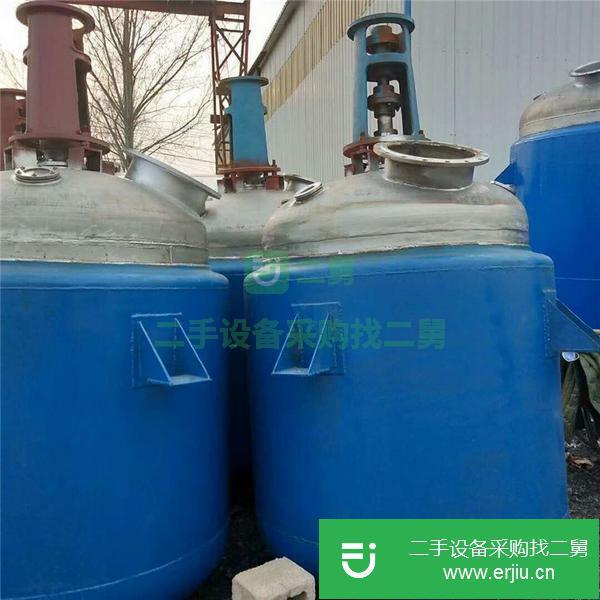 出售二手不銹鋼真空反應釜 二手常壓反應釜 二手搪瓷反應釜
