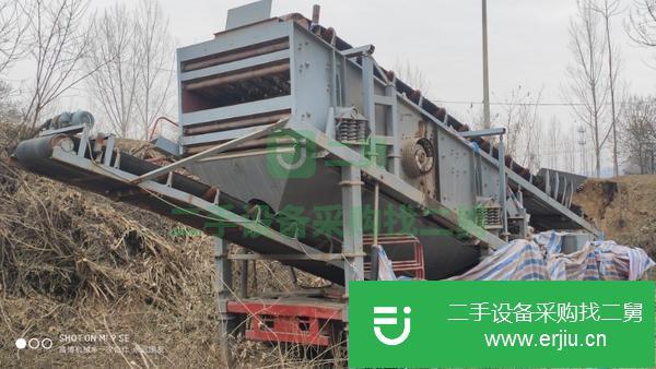 轉(zhuǎn)讓1416箱式破碎機 移動式石料生產(chǎn)線 200噸產(chǎn)量