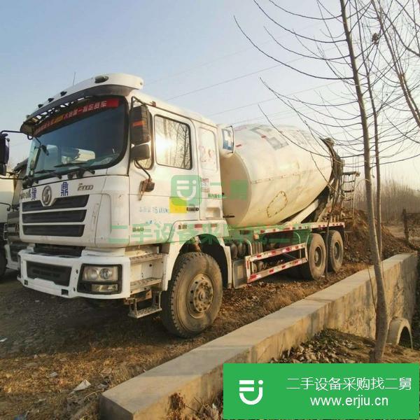轉讓二手13年德龍大14方攪拌車 全手續 二手混泥土攪拌罐車