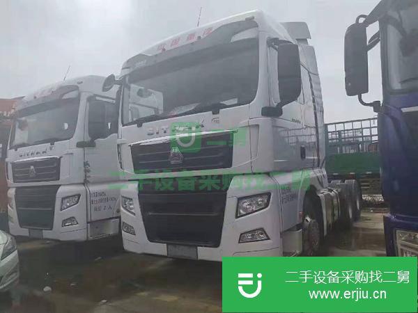 出售二手17年國五汕德卡牽引車 德國曼 540馬力