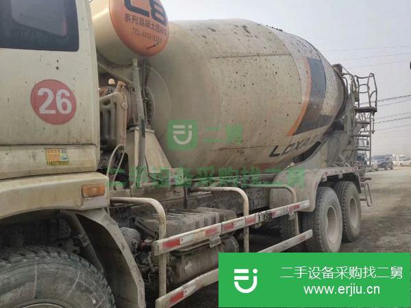 二手混泥土攪拌罐車便宜出售 歐曼國三13年大14方攪拌車 手續齊全