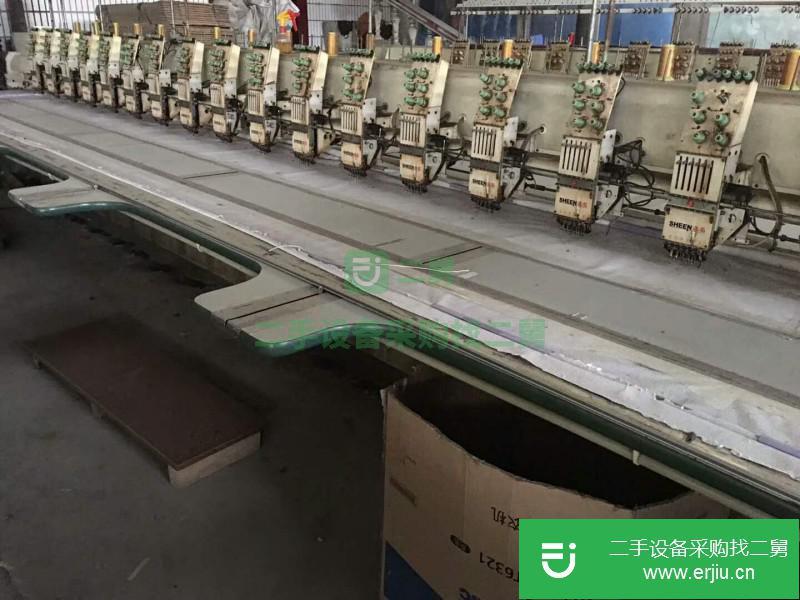 出售二手的進囗、國產品牌繡花機，型號規格不限