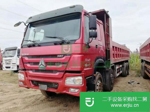 個人低價出售17年國五8.2米豪沃前四后八自卸車,二手翻斗車