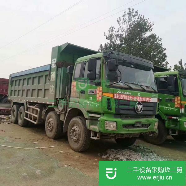 轉讓二手歐曼自卸車前四后八 可按揭 二手國五6米5渣土車