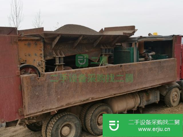 轉讓出售二手九成新移動破碎機
