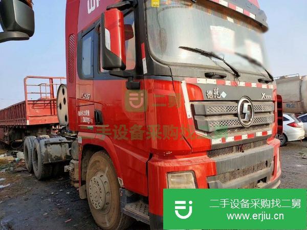 低價轉讓17年德龍X3000燃氣牽引車,雙驅輕體430馬力