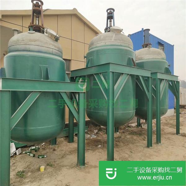 出售二手盤管反應釜 二手常壓反應釜 二手樹脂反應釜