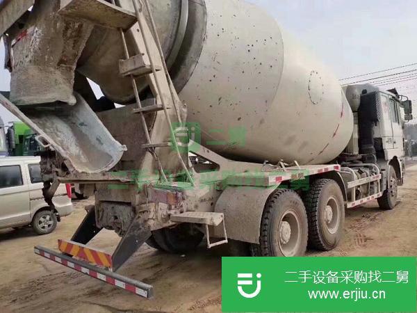 轉讓二手德龍國四14年大12方攪拌車 手續齊全 二手攪拌罐車