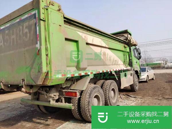 轉讓二手歐曼后八輪自卸車5米8 375馬力