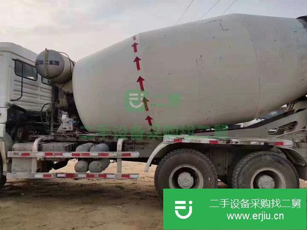 轉讓二手德龍國四14年大12方攪拌車 手續齊全 二手攪拌罐車
