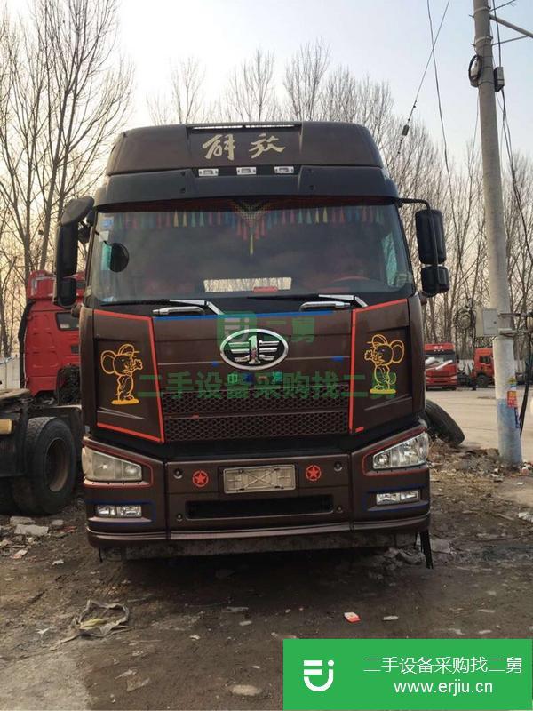 轉(zhuǎn)讓二手解放牽引車J6P460馬力國(guó)五輕體雙驅(qū)全國(guó)分期