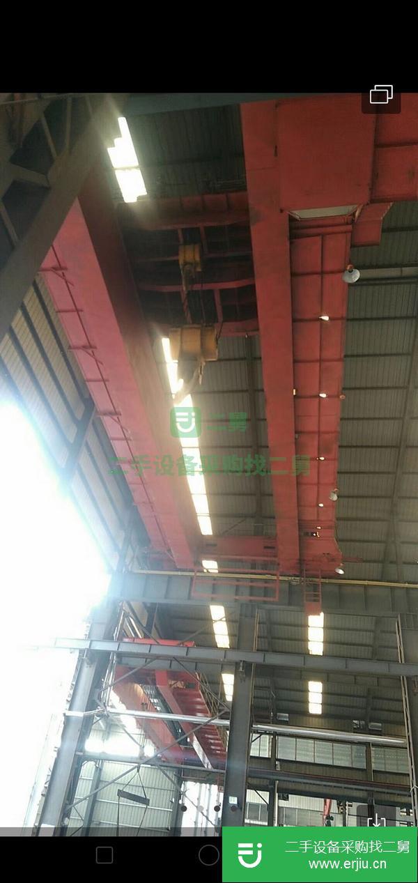 低價出售雙梁起重機100/32跨度20.4米一臺需要的聯系