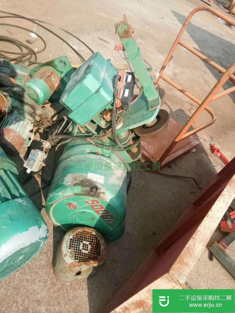 出售5噸江陰電動葫蘆一臺 8噸電動葫蘆一臺 升高6米