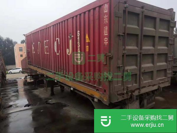 轉讓一批二手后翻半掛車 價格美麗 車況好