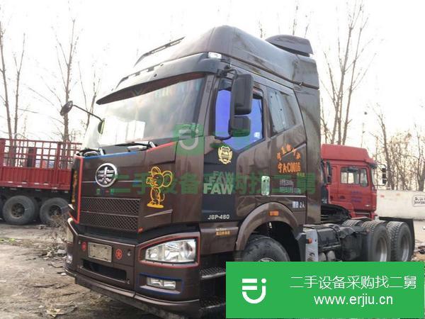 轉(zhuǎn)讓二手解放牽引車J6P460馬力國(guó)五輕體雙驅(qū)全國(guó)分期