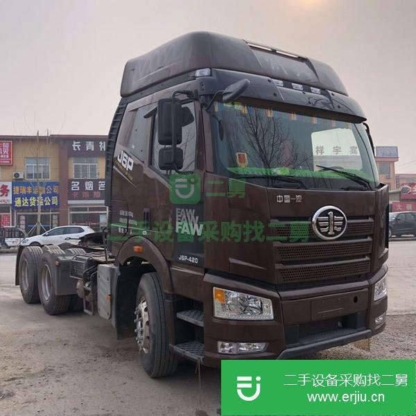 出售19年解放J6P牽引車420馬力原車原版價格不高可分期
