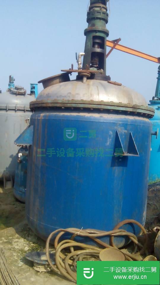 緊急處理5噸不銹鋼反應釜 2噸導熱油爐