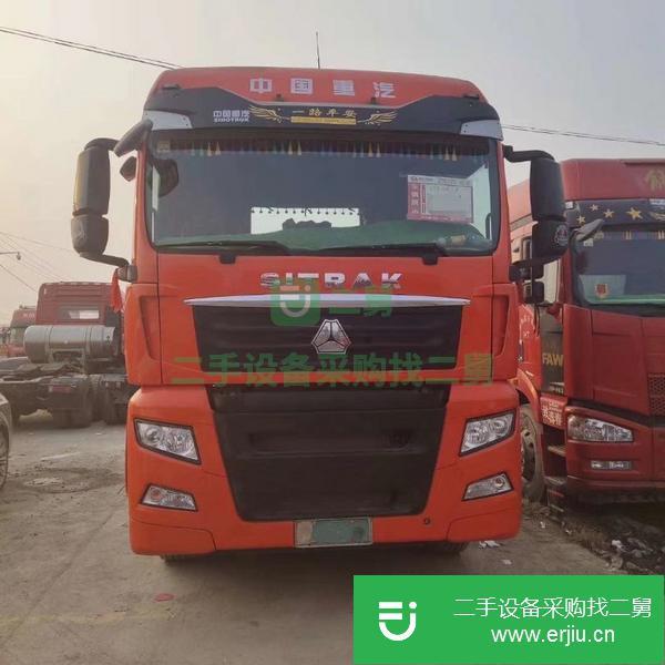 出售二手牽引車重汽汕德卡國五牽引車可按揭