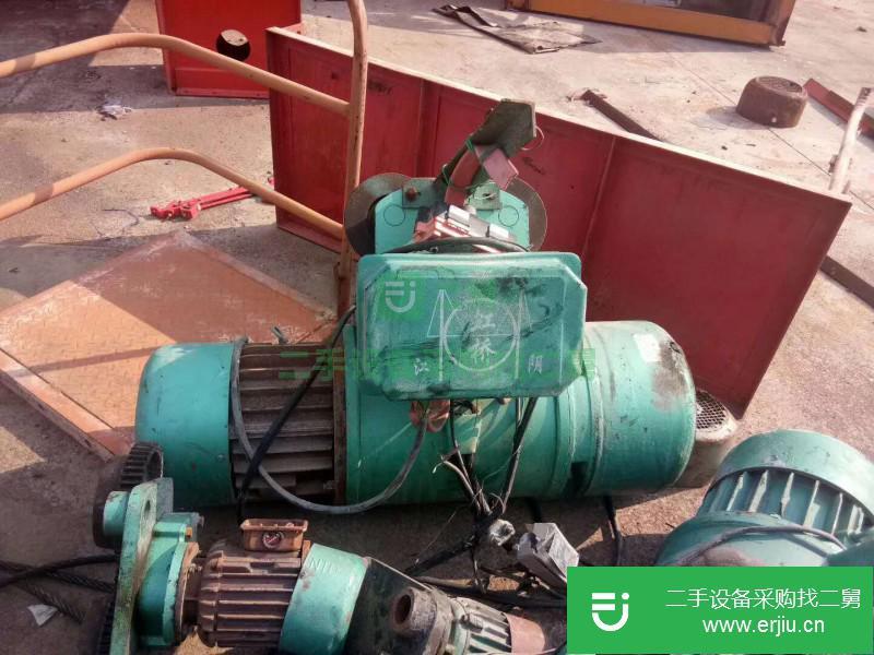 出售5噸江陰電動葫蘆一臺 8噸電動葫蘆一臺 升高6米