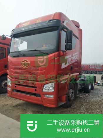 轉讓二手解放JH6雙驅牽引車460馬力國五車  精品車況 手續齊全