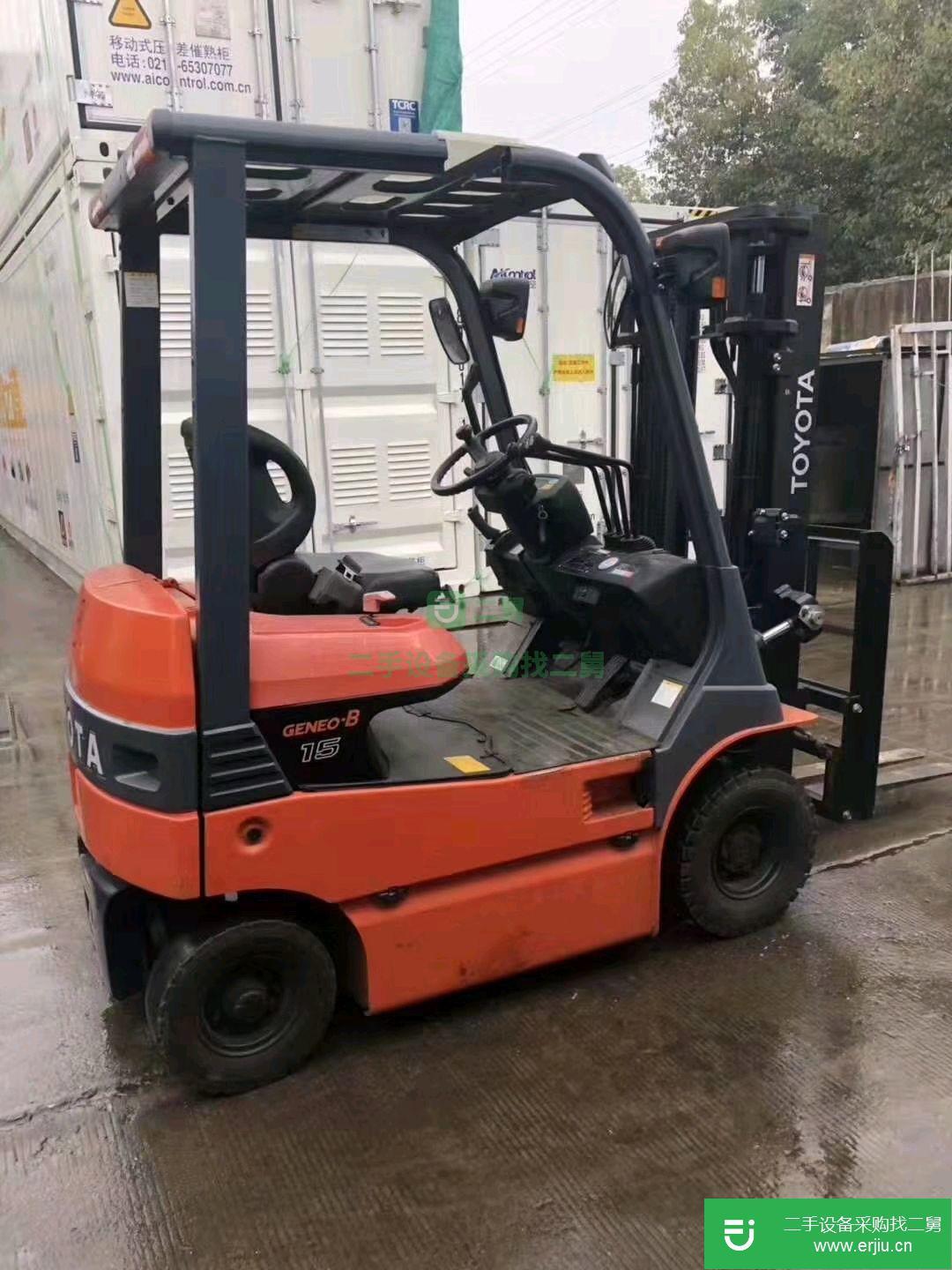 個人二手進口電動叉車1.5噸2噸，二手叉車低價出售