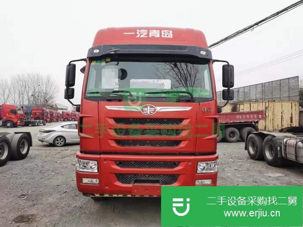 轉讓18年二手解放天V牽引車480馬力雙驅 國五