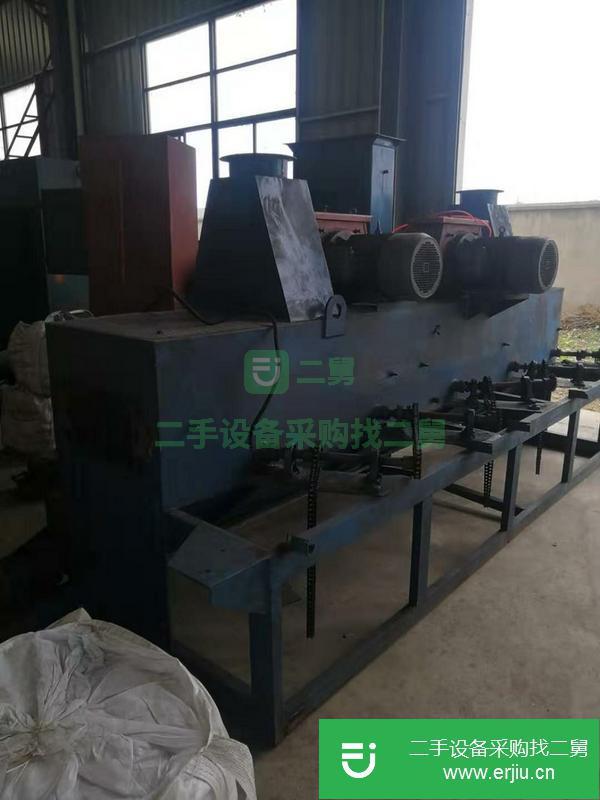 低價出售二手圓鋼 鋼管專用拋丸機噴砂機