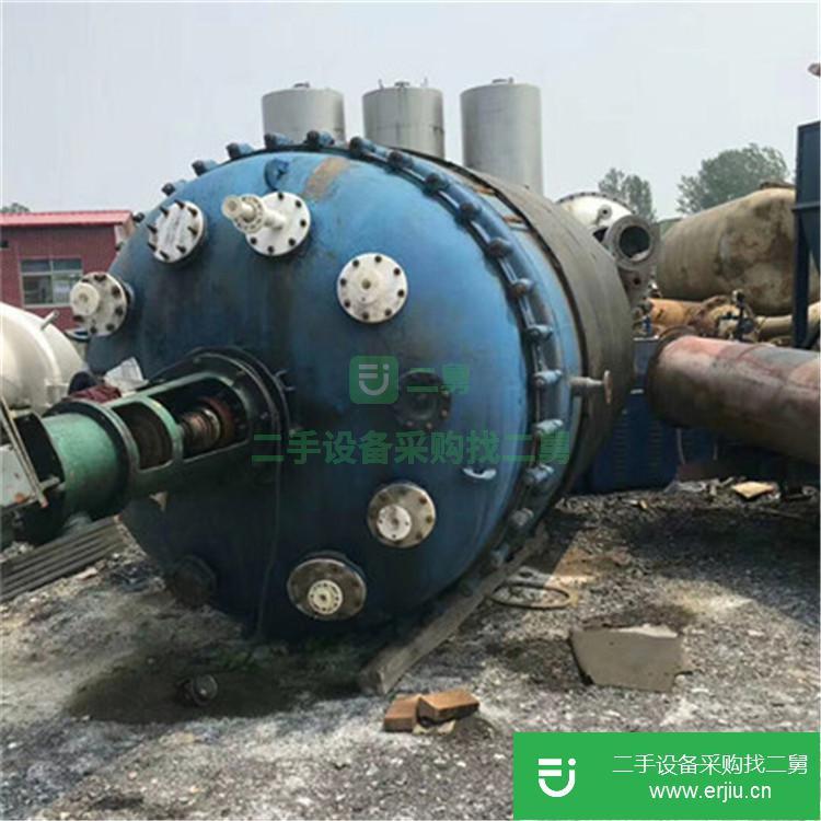 二手5噸3噸搪瓷反應釜電加熱多功能反應釜化工食品反應設備處理