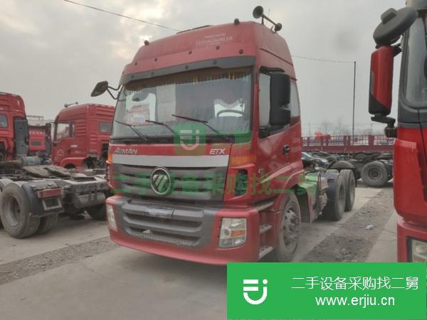轉讓二手牽引車國五半牽引車拖頭福田歐曼ETX可按揭