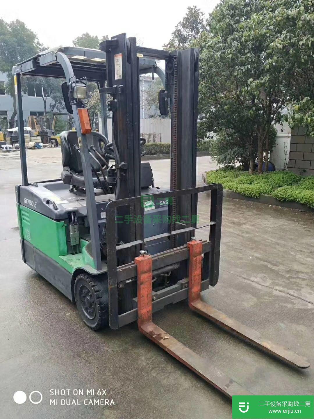 二手叉車豐田1.5噸電動叉車，二手電瓶叉車便宜處理