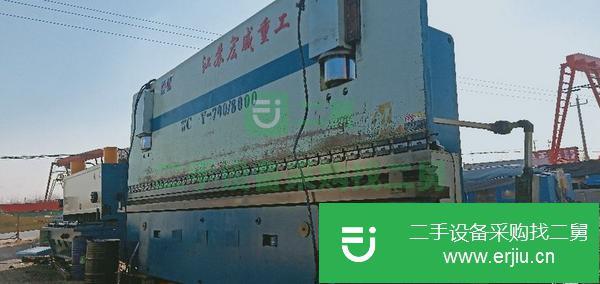 轉讓出售宏威8米折彎機一臺