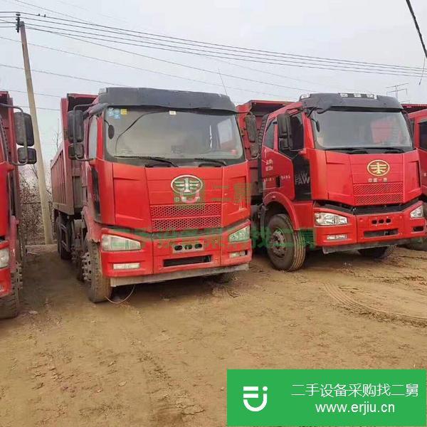 轉讓處理17年國五解放輕量化6.5大箱自卸車