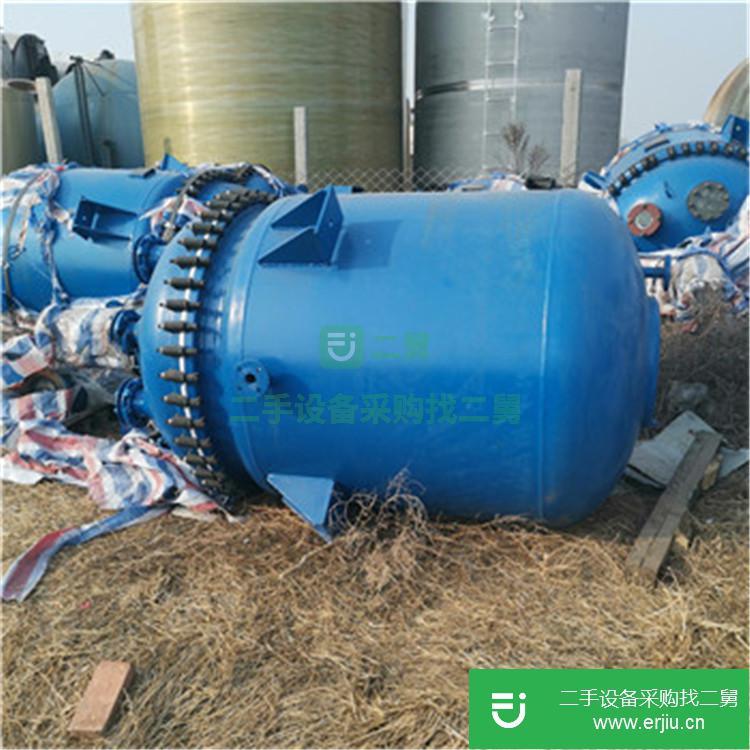 出售大型化工廠 10立方搪瓷反應釜30臺