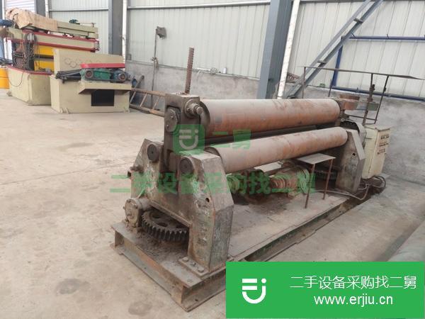 低價出售二手實心W11-20*2000機械自動卷板機一臺