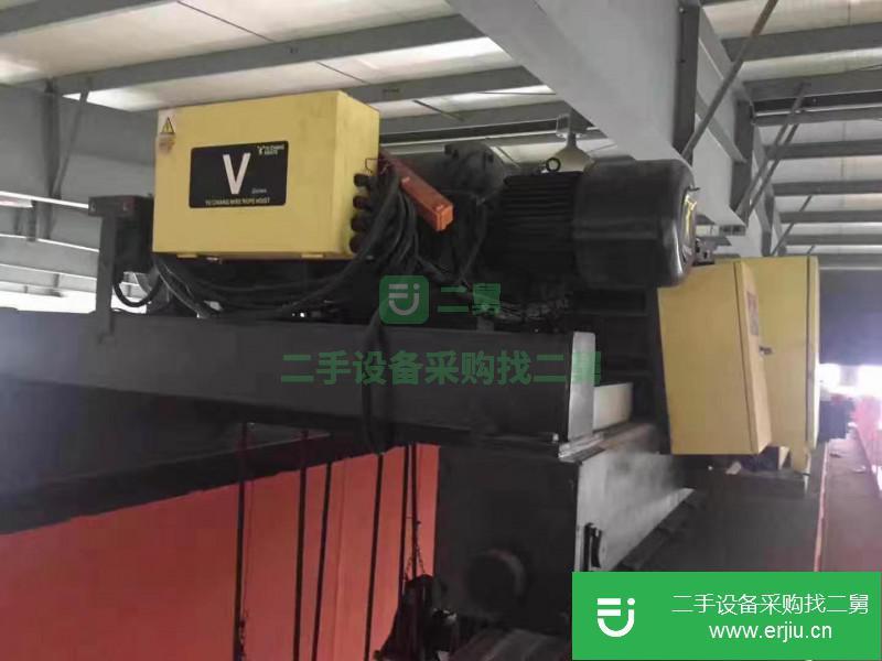 低價出售 30/10跨度25.5米葫蘆雙梁橋式行車一臺