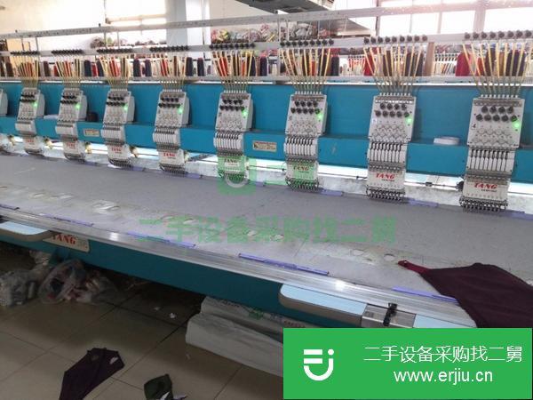低價轉讓一批正在生產中二手高速繡花機
