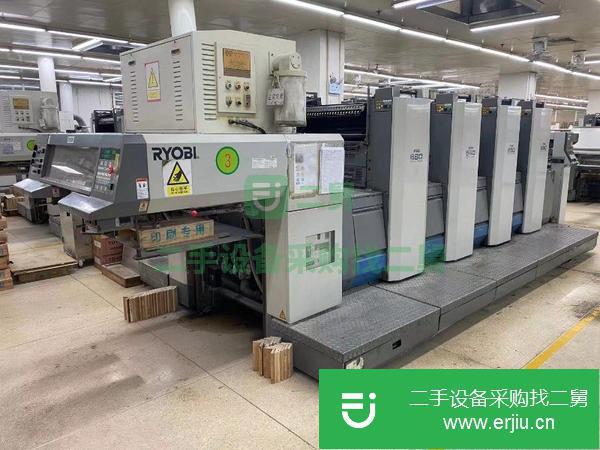 轉讓良明680-4高配廠機!四色膠印機