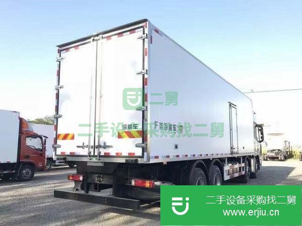 轉讓低價處理福田歐曼EST9.6肉鉤冷藏車可分期付款