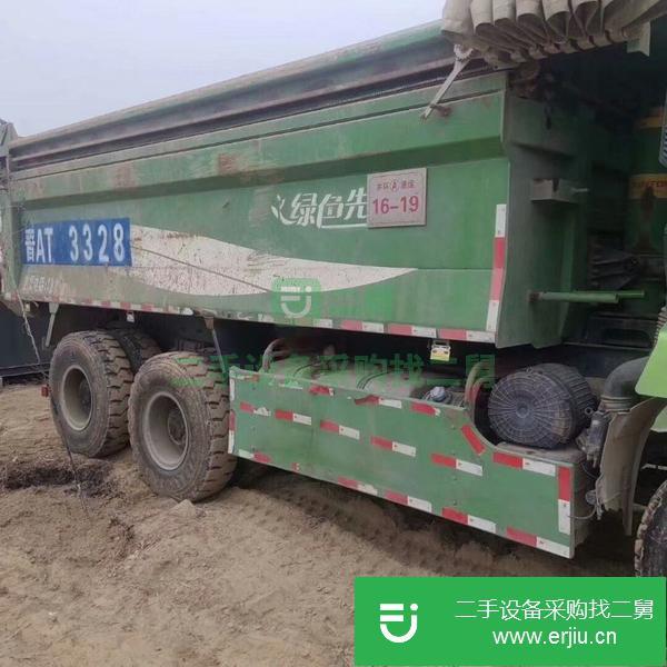 轉讓二手后八輪自卸車 處理德龍16年國四5米6 二手工程翻斗車