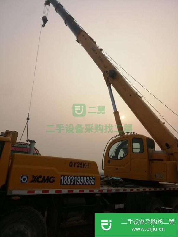 轉讓二手的14年徐工25K-2吊車，裸車無手續