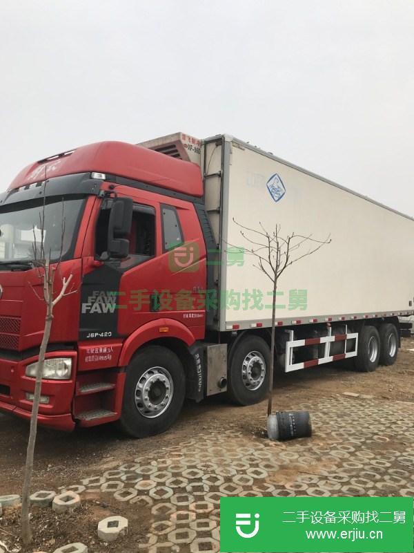 轉讓解放j6p350馬力九米六冰熊冷藏車