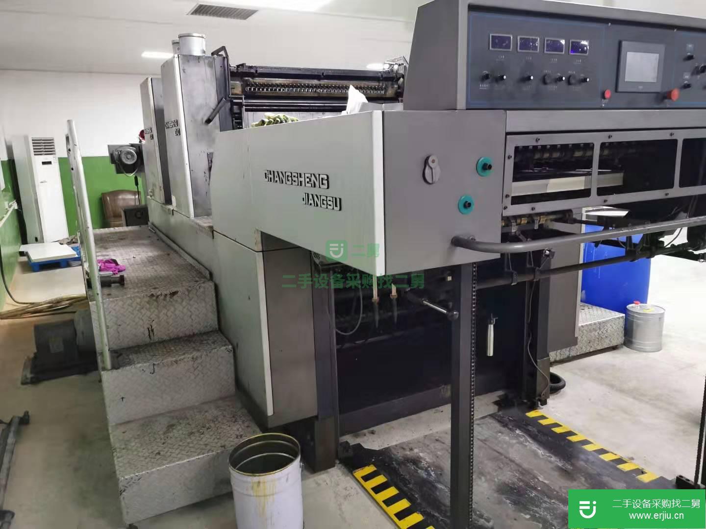 轉讓13年如皋1040雙色印刷機