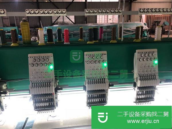 庫存繡花機轉讓：20頭400頭高速機大豪全伺服8臺