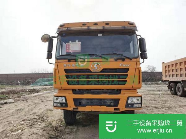 轉(zhuǎn)讓17年二手陜汽德龍前四后八  8米自卸車