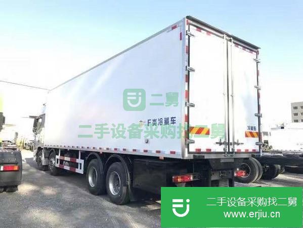 轉讓低價處理福田歐曼EST9.6肉鉤冷藏車可分期付款