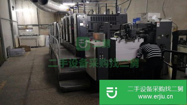 出售14年筱原924四色膠印機