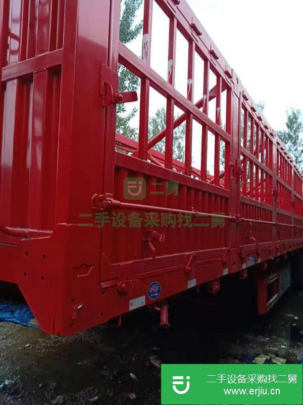 轉(zhuǎn)讓急售一批二手花籃側(cè)翻半掛車 原車原版